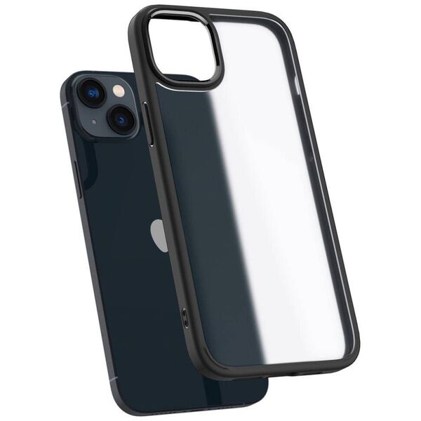 Case IPHONE 14 PLUS Spigen Ultra Hybrid Crystal Frost Black 8809811864144