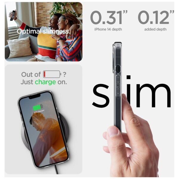 Case IPHONE 14 Spigen Ultra Hybrid Crystal transparent 8809811865240
