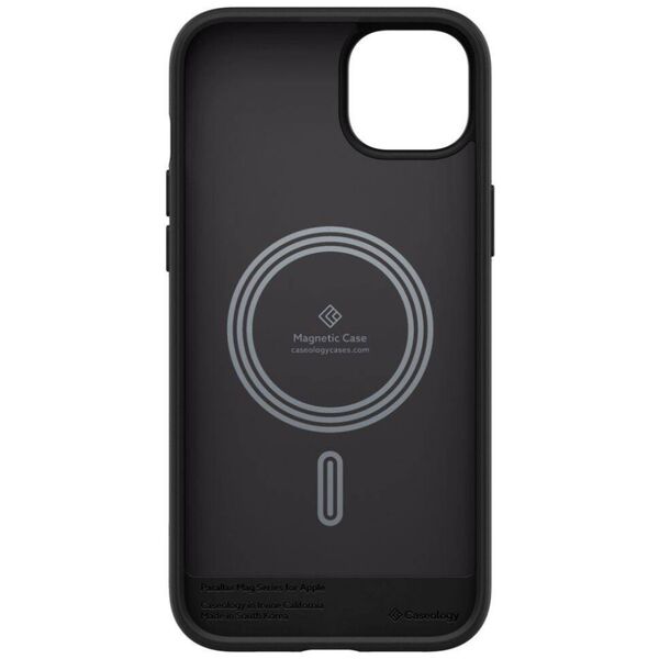 Case IPHONE 14 PLUS Caselogy Parallax Mag MagSafe Matte black 810083831596