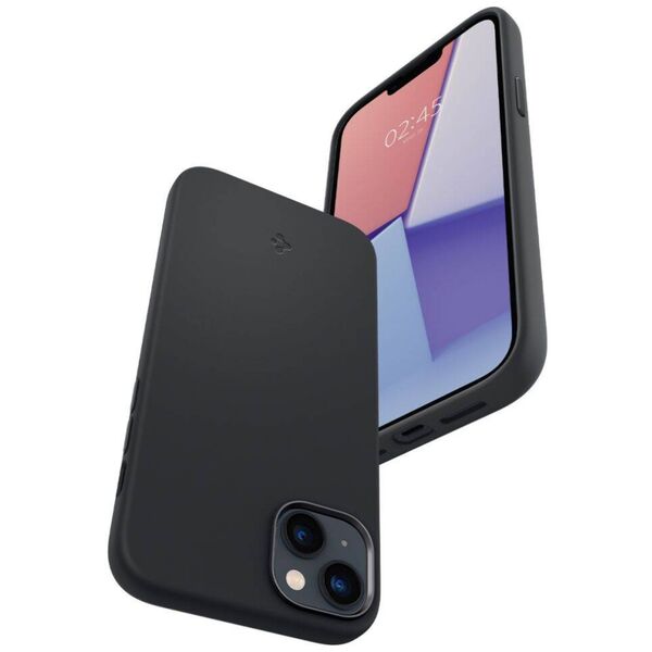 Case IPHONE 14 PLUS Spigen Silicone Fit MagSafe black 8809811864335