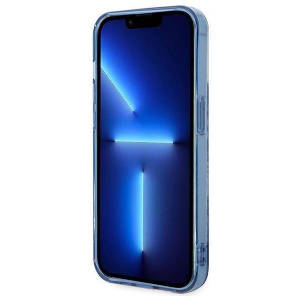 Original Case IPHONE 14 PRO Guess Hardcase Porcelain Collection blue 3666339064341
