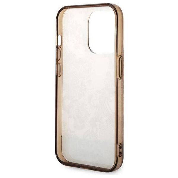 Original Case IPHONE 14 PRO Guess Hardcase Porcelain Collection gold 3666339090685