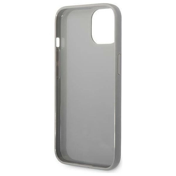 Original Case IPHONE 14 PLUS Karl Lagerfeld Hardcase Monogram Iridescent silver 3666339093082