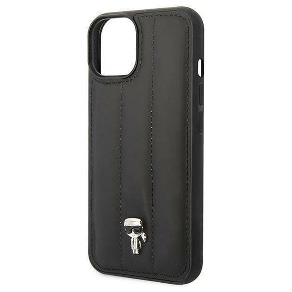 Original Case IPHONE 14 PLUS Karl Lagerfeld Hardcase Puffy Ikonik Pin black 3666339077723