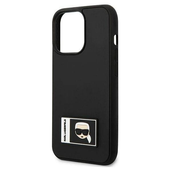 Original Case IPHONE 13 PRO Karl Lagerfeld Hardcase Ikonik Patch black 3666339049669