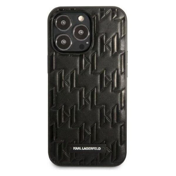 Original Case IPHONE 13 PRO MAX Karl Lagerfeld Hardcase Monogram Plaque black 3666339049157