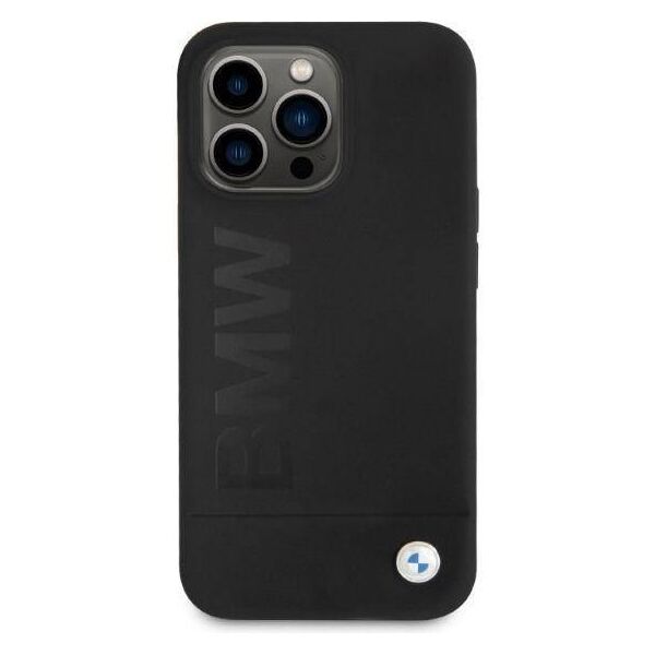 Original Case IPHONE 13 PRO BMW Hardcase Silicone Signature Logo MagSafe (BMHMP13LSLBLBK) black 3666339059712