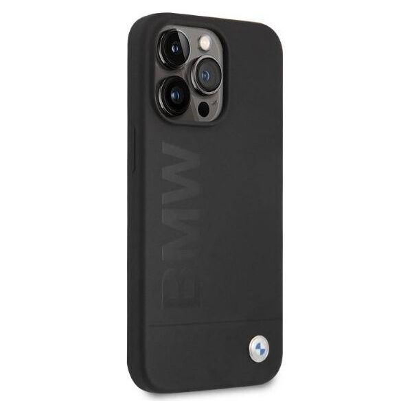 Original Case IPHONE 13 PRO BMW Hardcase Silicone Signature Logo MagSafe (BMHMP13LSLBLBK) black 3666339059712