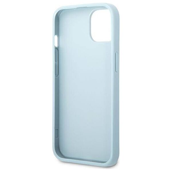 Original Case IPHONE 13 MINI Guess Hardcase Saffiano 4G Small Metal Logo (GUHCP13SPS4MB) blue 3666339048006