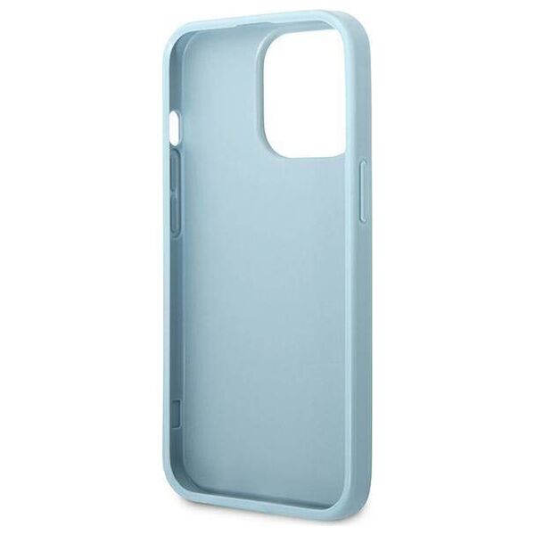 Original Case IPHONE 13 PRO MAX Guess Hardcase Saffiano 4G Small Metal Logo (GUHCP13XPS4MB) blue 3666339048037