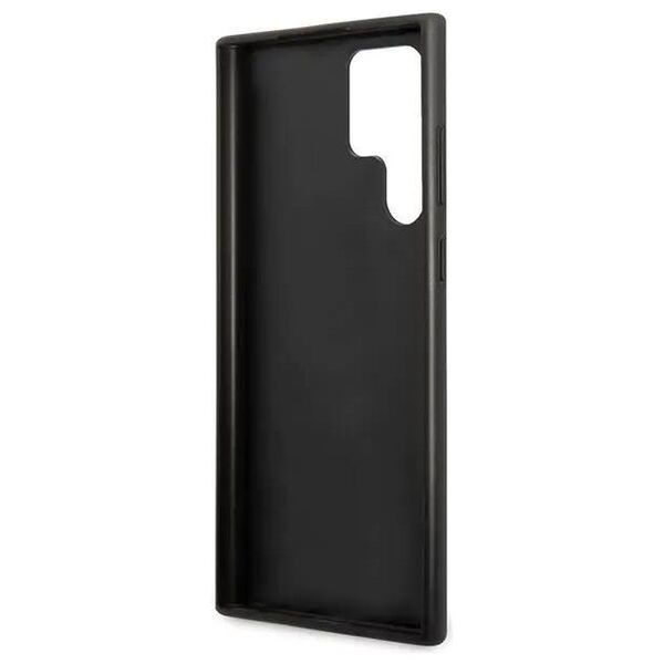 Original Case SAMSUNG GALAXY S23 ULTRA Guess Hard Case 4G Metal Gold Logo (GUHCS23LG4GFGR) gray 3666339116972
