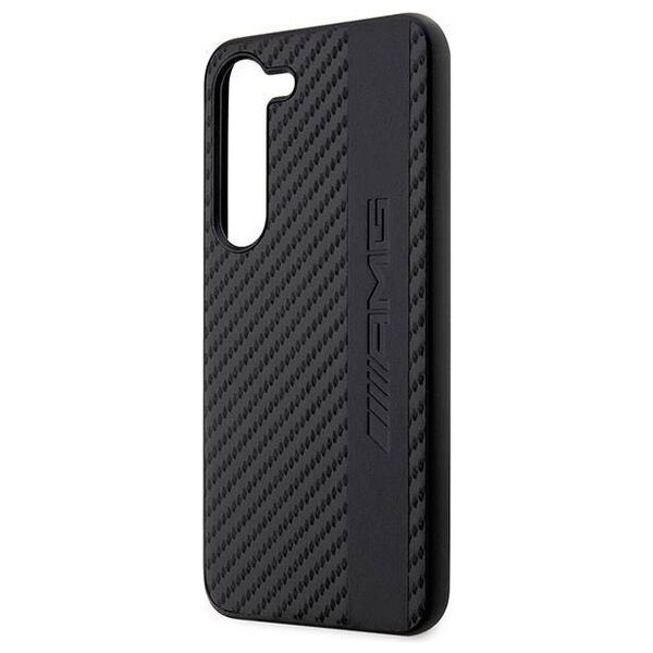 Case SAMSUNG GALAXY S23+ Mercedes AMG Hardcase Carbon Stripe&Embossed (AMHCS23MBLSCA) black 3666339113100