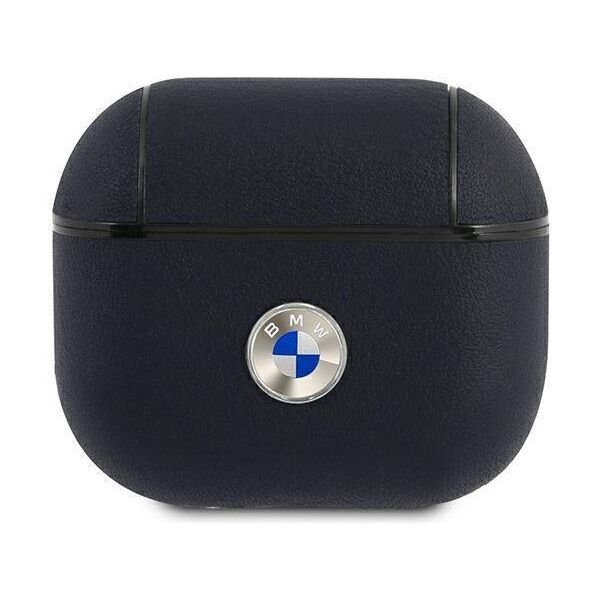 Original Case APPLE AIRPODS PRO 2 BMW Cover Geniune Leather Silver Logo (BMAP2SSLBK) black 3666339112295