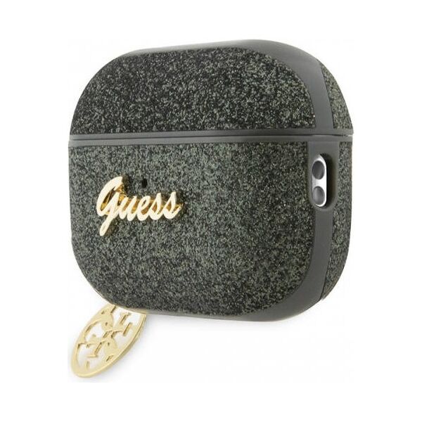 Original Case APPLE AIRPODS PRO 2 Guess Glitter Flake 4G Charm (GUAP2GLGSHA) green 3666339110970