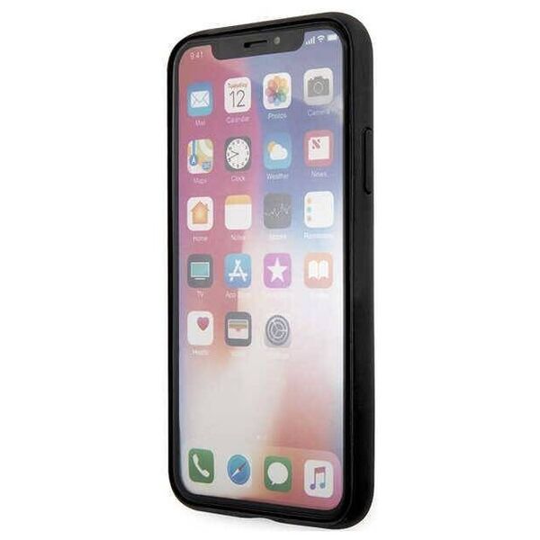 Original Case IPHONE X / XS Guess Hardcase 4G Big Metal Logo (GUHCPX4GMGGR) gray 3666339118914
