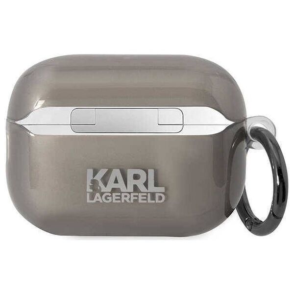 Original Case APPLE AIRPODS PRO 2 Karl Lagerfeld Ikonik Karl Lagerfeld (KKLAP2HNIKTCK) black 3666339099305