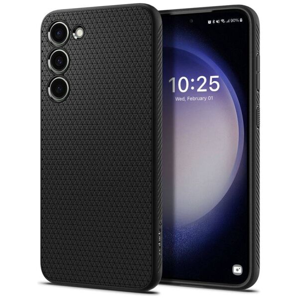 Case SAMSUNG GALAXY S23+ Spigen Liquid Air Matte black 8809896740678