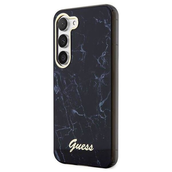 Original Case SAMSUNG GALAXY S23+ Hardcase Marble (GUHCS23MPCUMAK) black 3666339117382