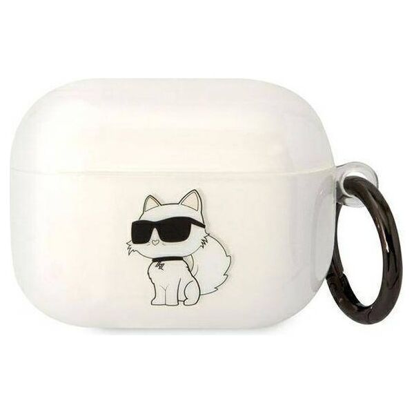 Original Case APPLE AIRPODS PRO Karl Lagerfeld Ikonik Choupette (KLAPHNCHTCT) transparent 3666339088057