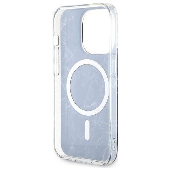 Original Case IPHONE 14 PRO Guess Hardcase Golden Marble Collection MagSafe (GUHMP14LPCUMAK) black 3666339118303