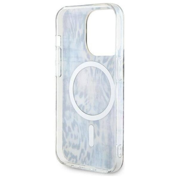 Original Case IPHONE 14 PRO MAX Guess Hardcase Leopard MagSafe (GUHMP14XHLEOPWB) blue 3666339115746