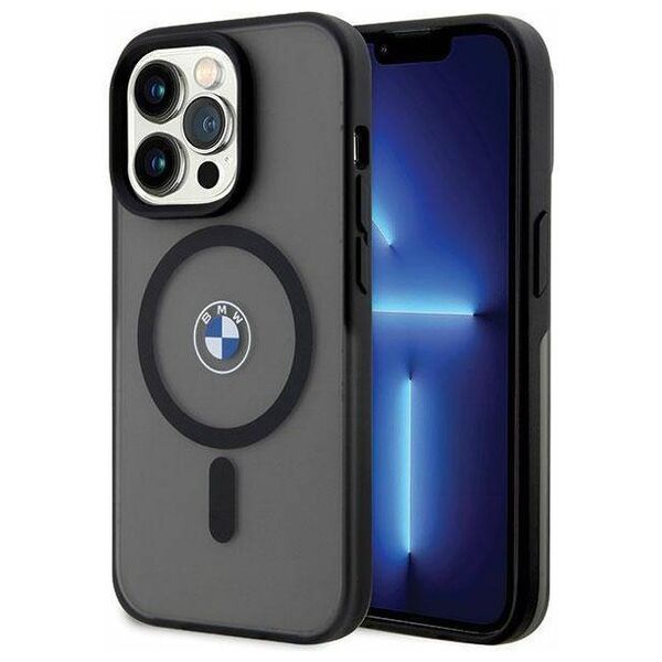 Original Case IPHONE 14 PRO MAX BMW Hardcase Signature MagSafe (BMHMP14XDSLK) black 3666339121730