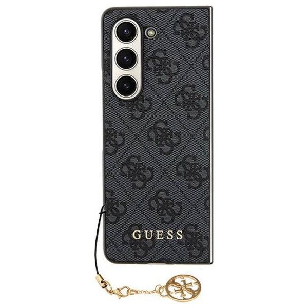 Original Case SAMSUNG GALAXY Z FOLD 5 Guess Hardcase 4G Charms Collection (GUHCZFD5GF4GGR) gray 3666339171988