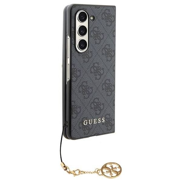Original Case SAMSUNG GALAXY Z FOLD 5 Guess Hardcase 4G Charms Collection (GUHCZFD5GF4GGR) gray 3666339171988