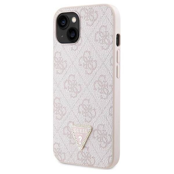 Original Case IPHONE 14 PRO MAX Guess Hardcase Crossbody 4G Metal Logo (GUHCP14XP4TDSCPP) pink 3666339147211