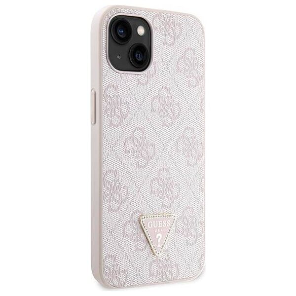 Original Case IPHONE 14 PRO MAX Guess Hardcase Crossbody 4G Metal Logo (GUHCP14XP4TDSCPP) pink 3666339147211