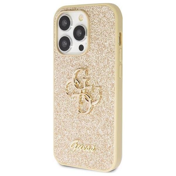 Original Case IPHONE 14 PRO Guess Hardcase Glitter Script Big 4G 3666339147761