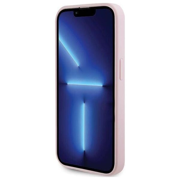 Original Case IPHONE 13 PRO Guess Hardcase Saffiano MagSafe (GUHMP13LPSAHMCP) pink 3666339156121