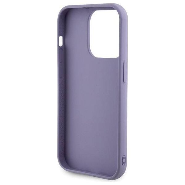 Original Case APPLE IPHONE 15 PRO MAX Guess Hardcase Sequin Script Metal (GUHCP15XPSFDGSU) purple 3666339176259