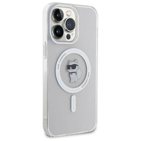 Original Case APPLE IPHONE 15 PRO MAX Karl Lagerfeld Hardcase IML Choupette MagSafe (KLHMP15XHFCCNOT) transparent 3666339162429