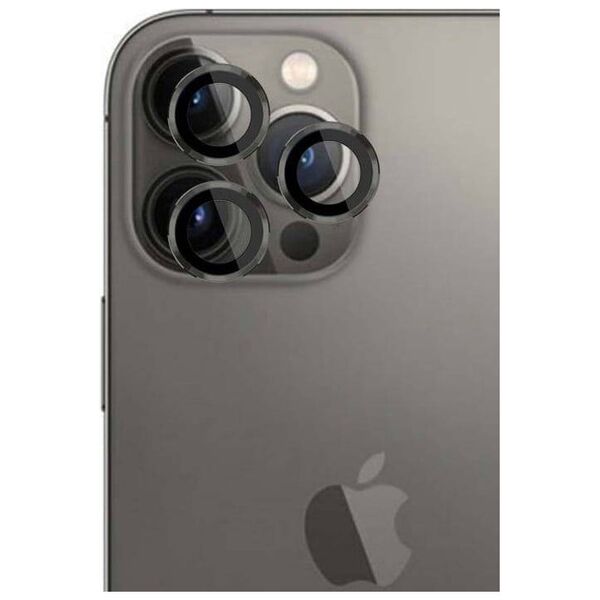Tempered Glass for Camera APPLE IPHONE 15 PRO MAX 3MK Lens Protection Pro gray 5903108530040