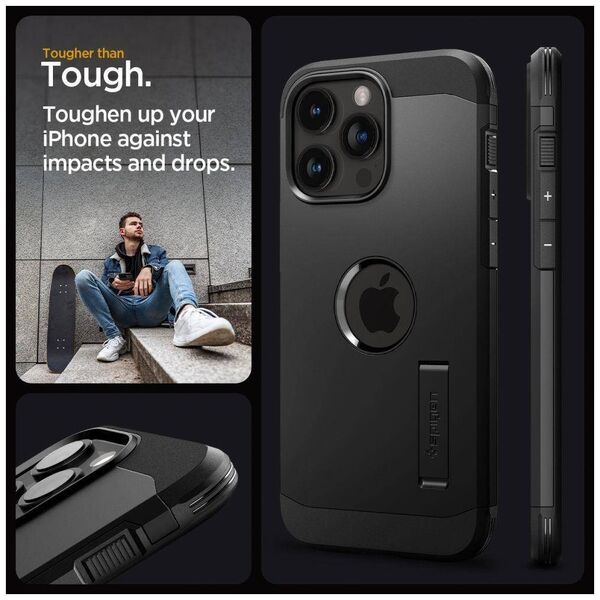 Case APPLE IPHONE 15 PRO MAX Spigen Tough Armor Mag MagSafe black 8809896749435