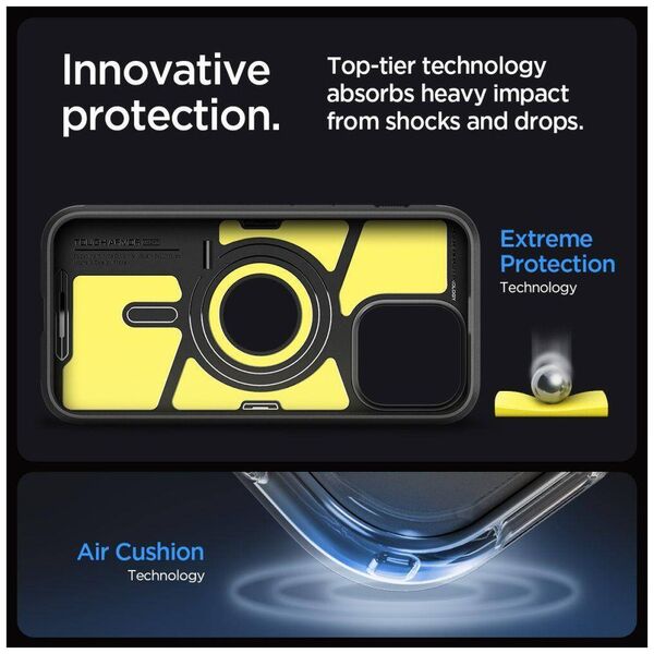 Case APPLE IPHONE 15 PRO MAX Spigen Tough Armor Mag MagSafe black 8809896749435