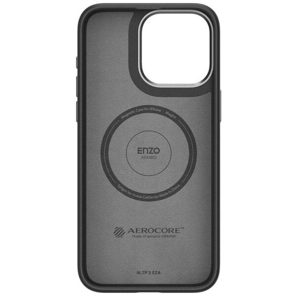 Case APPLE IPHONE 15 PRO MAX Spigen Enzo Aramid Mag MagSafe Matte black 8809896753654