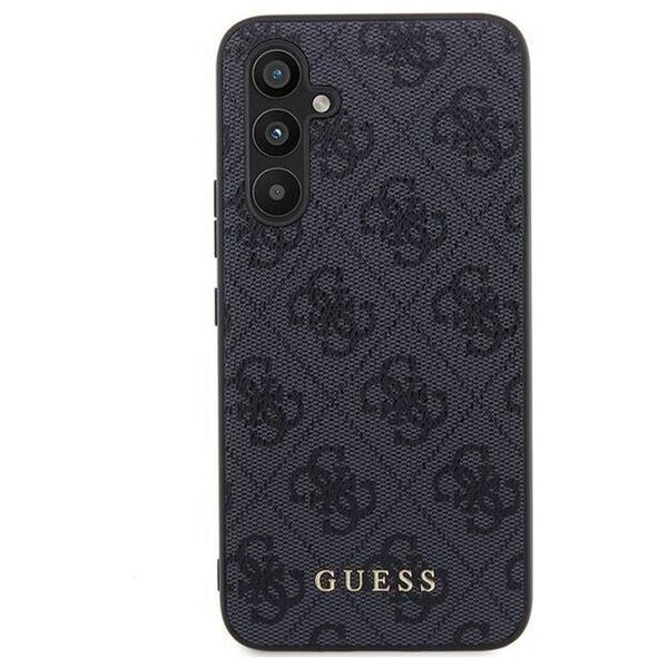 Original Case SAMSUNG GALAXY S23 FE Guess Hard Case 4G Metal Gold Logo (GUHCS23FEG4GFGR) gray 3666339218614