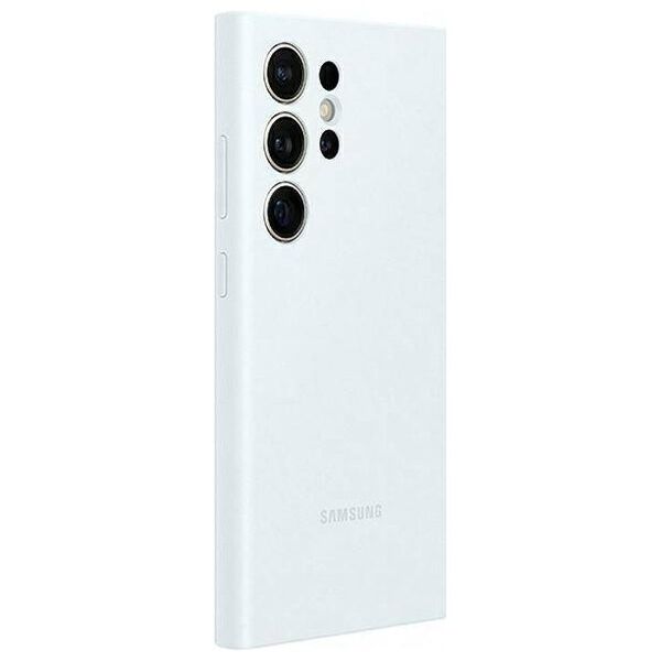 Case SAMSUNG GALAXY S24 ULTRA Silicone Case SAMSUNG (EF-PS928TWEGWW) white 8806095426761