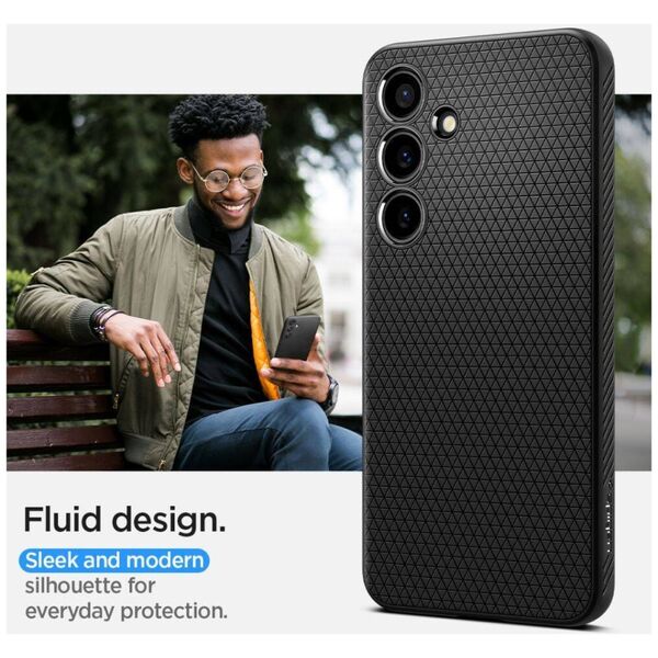 Case SAMSUNG GALAXY S24+ Spigen Liquid Air Matte black 8809971222075