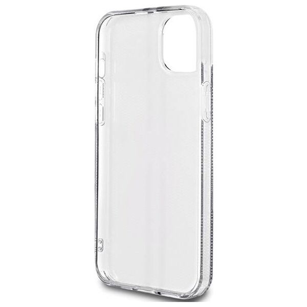 Original Case IPHONE 14 PLUS / 15 PLUS Guess Hardcase IML 4G Gold Stripe (GUHCP15MH4PSEGK) black 3666339222697
