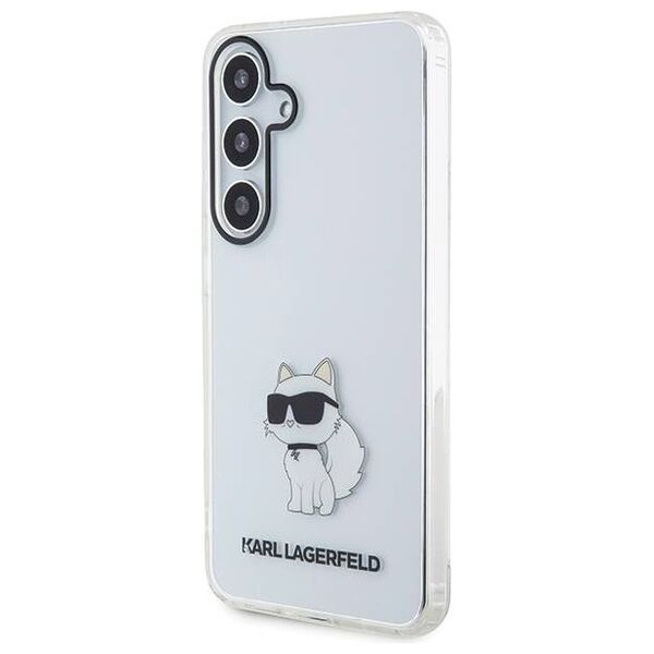 Original Case SAMSUNG GALAXY S24 Karl Lagerfeld Hardcase IML Choupette (KLHCS24SHNCHTCT) transparent 3666339242411