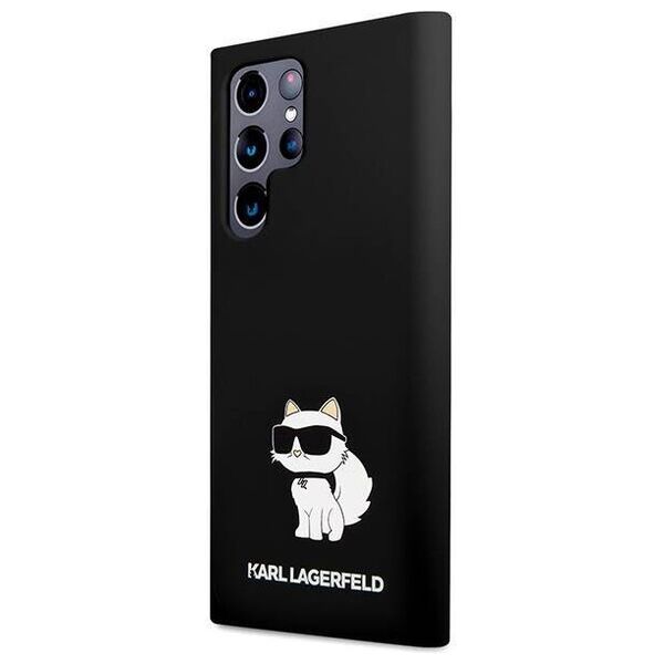 Original Case SAMSUNG GALAXY S24 ULTRA Karl Lagerfeld Hardcase Silicone Choupette (KLHCS24LSNCHBCK) black 3666339242343