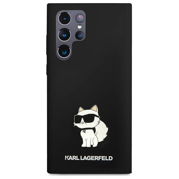 Original Case SAMSUNG GALAXY S24 ULTRA Karl Lagerfeld Hardcase Silicone Choupette (KLHCS24LSNCHBCK) black 3666339242343