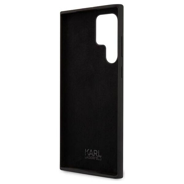 Original Case SAMSUNG GALAXY S24 ULTRA Karl Lagerfeld Hardcase Silicone Choupette (KLHCS24LSNCHBCK) black 3666339242343