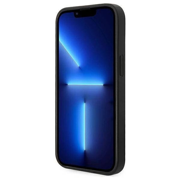 Original Case IPHONE 14 PLUS Guess Saffiano Strap black 3666339088590