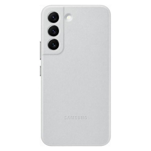 Samsung Leather Cover for Samsung Galaxy S22 light grey 8806092985155