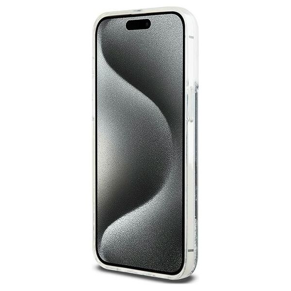 DKNY case for iPhone 15 Pro Max 6,7&quot; DKHCP15XLBNAEK black HC liquid glitters w arch logo 3666339270780