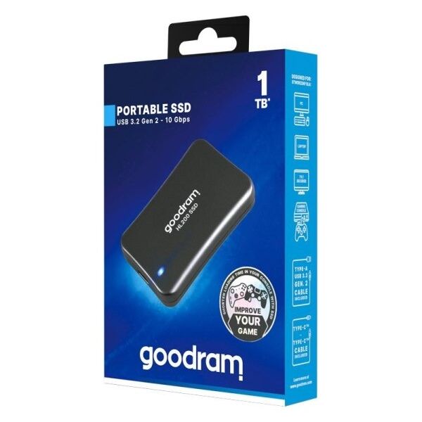 Goodram SSD disc 1TB HL200 USB Type-C + A 5908267964064